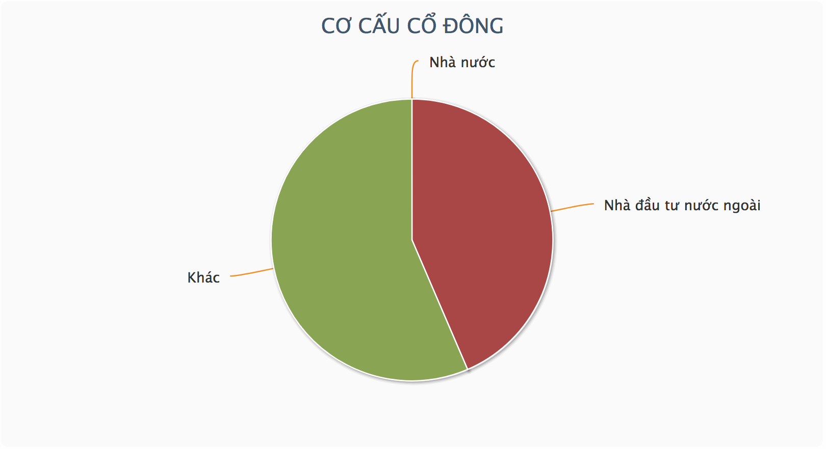 Cơ cấu cổ đông của Công ty CP Ánh Dương Việt Nam