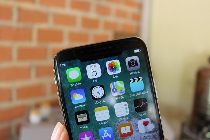 iPhone X nhái có giao diện tương tự iPhone xịn.