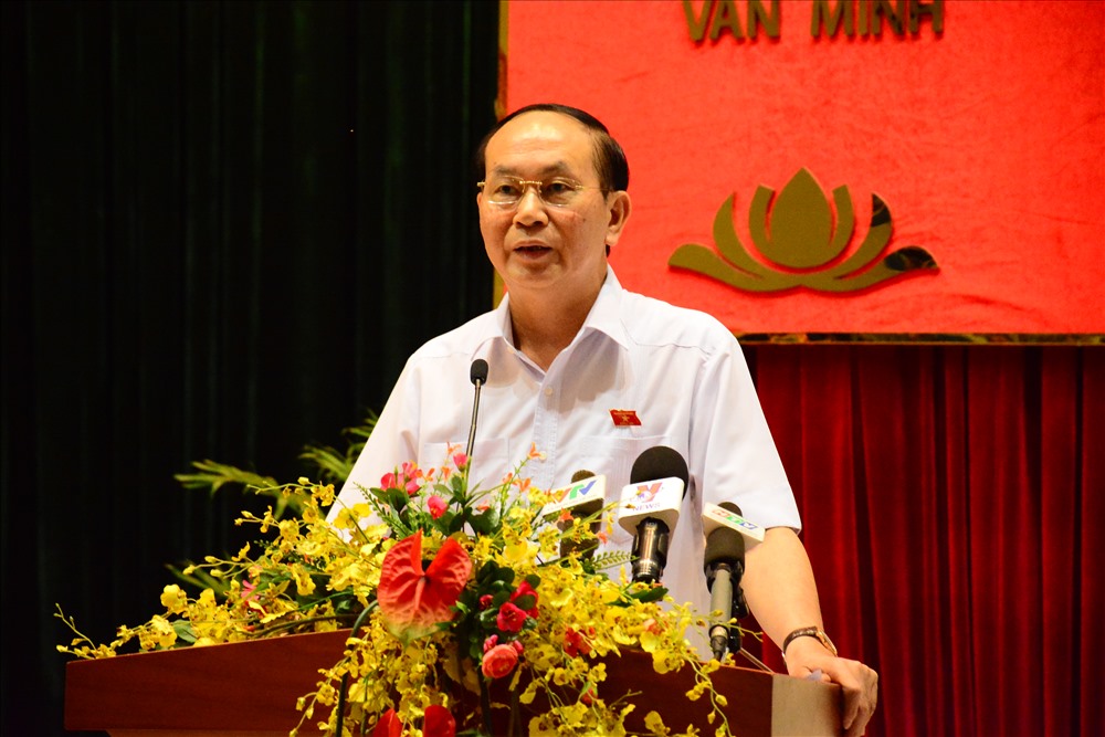 Chủ tịch nước Trần Đại Quang trả lời cử tri