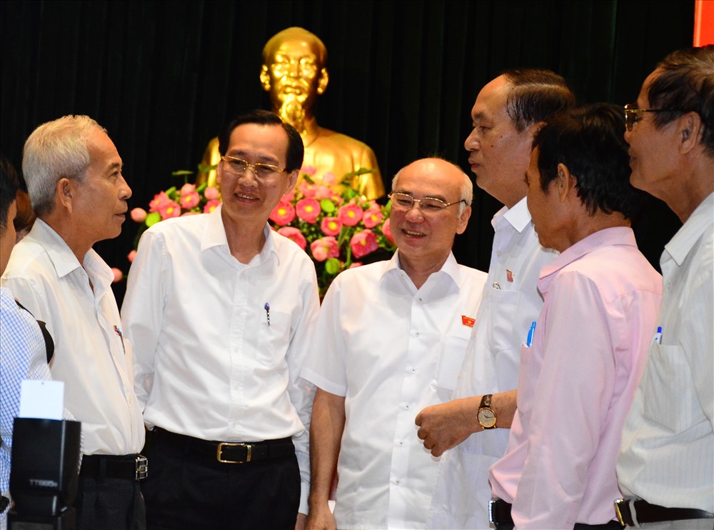 Chủ tịch nước Trần Đại Quang gặp gỡ cử tri