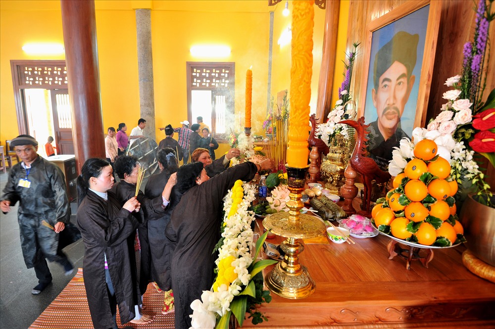 Long trọng kỷ niệm 149 năm ngày hy sinh của Anh hùng dân tộc Nguyễn Trung Trực tại đình tọa lạc xã Cửa Cạn.