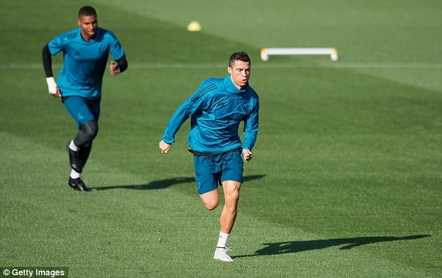 Ronaldo đang tích cực tập luyện. Ảnh: Getty.