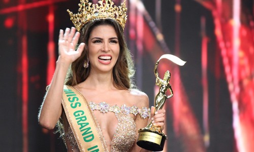 Người đẹp Peru Maria Jose Lora đăng quang Miss Grand International 2017. Ảnh: VnExpress.