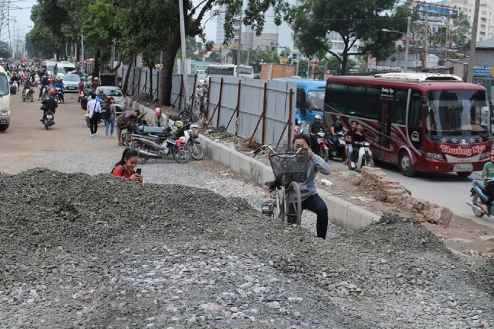 Xe đạp cũng tham gia vào cuộc leo núi.