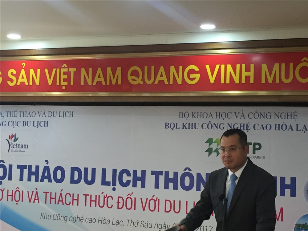 Thứ trưởng Bộ KHCN Phạm Đại Dương phát biểu tại hội thảo. Ảnh: Đ.T