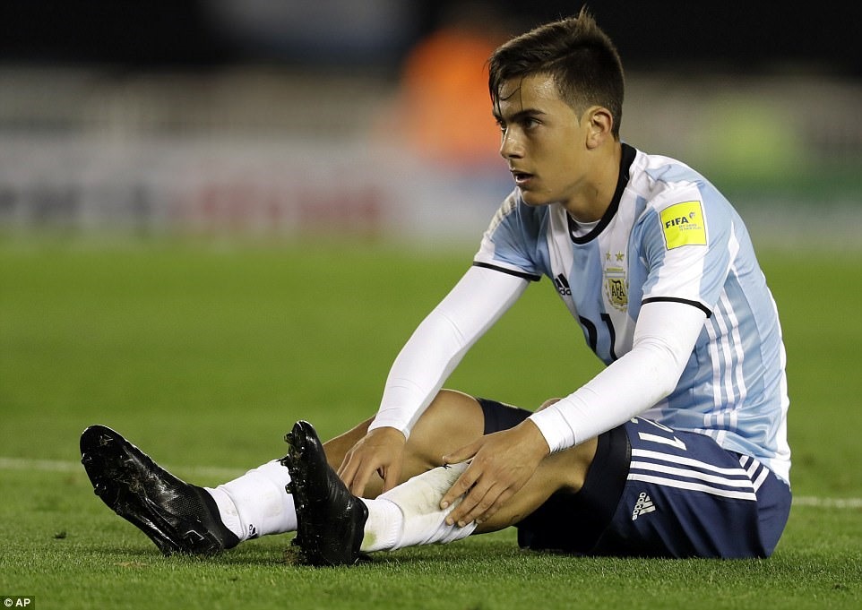 Paulo Dybala là cầu thủ trẻ sáng giá của bóng đá Argentina. Ảnh: AP.