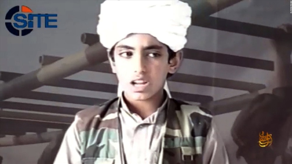 Hamza bin Laden hồi nhỏ. Ảnh: CNN
