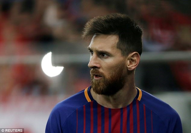 Messi đang thi đấu tốt với Barcelona. Ảnh: Reuters.