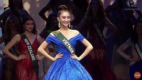 Dù thể hiện xuất sắc Hà Thu chỉ dừng chân tại Top 16 Miss Earth 2017