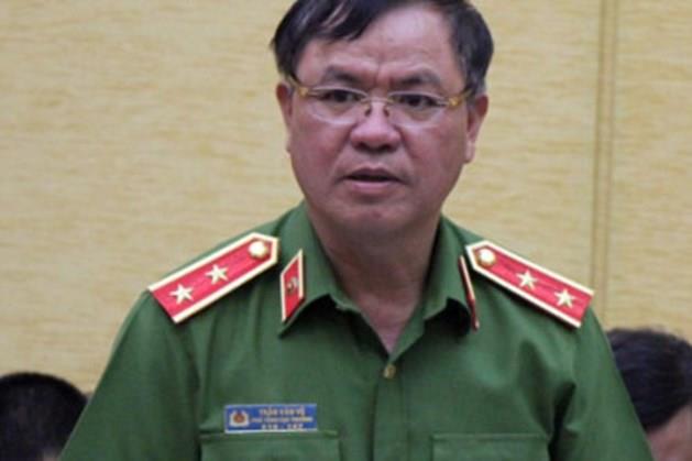 Tổng cục trưởng Tổng cục Cảnh sát Trần Văn Vệ.
