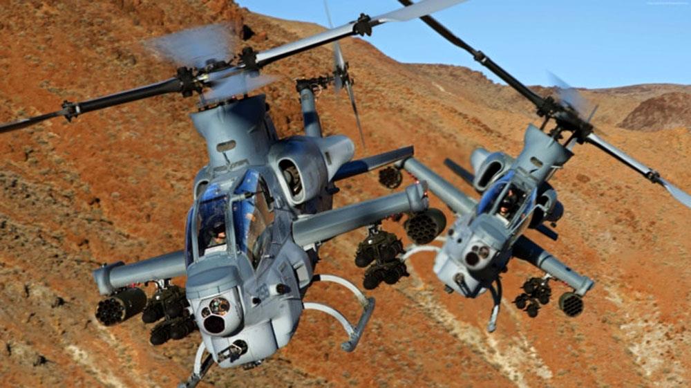 Siêu rắn độc AH-1Z Viper được trang bị động cơ 2 General Electrix T700-GE-401C cực mạnh giúp chiếc trực thăng này có thể mang được hơn 2 tấn vũ khí và trang thiết bị quân sự.