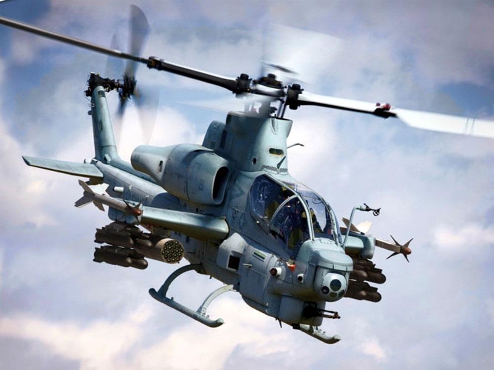 Nhờ động cơ cực mạnh, AH-1Z Viper có thể dễ dàng đạt vận tốc tối đa lên đến 337km/h và đạt trần bay 6,1km.