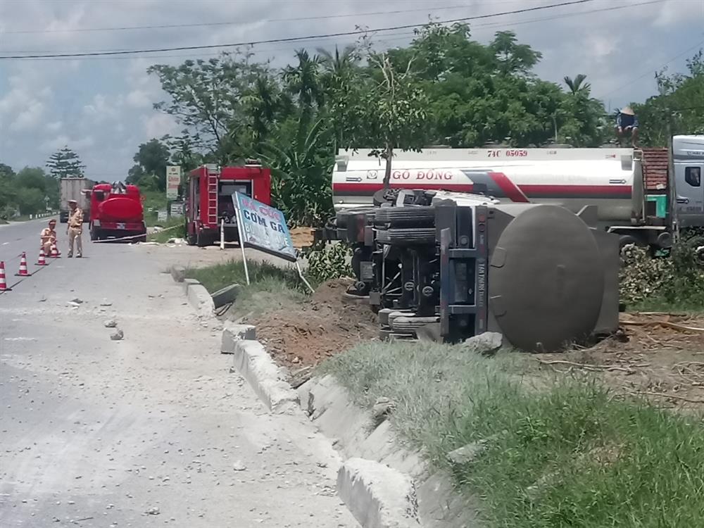 Hiện trường vụ tai nạn. Ảnh: NĐT