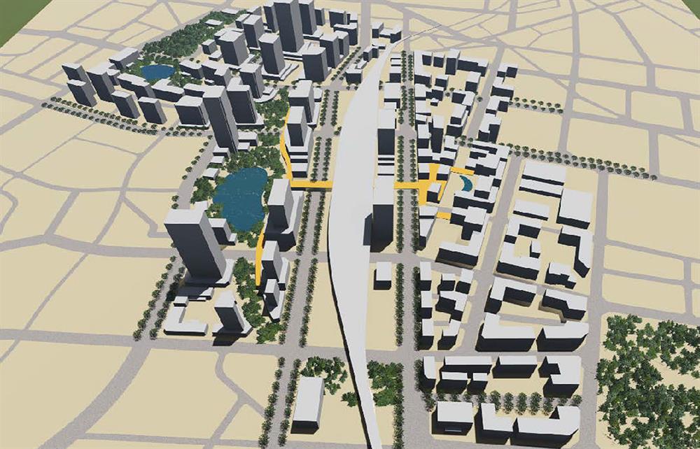 Đồ án quy hoạch ga Hà Nội sẽ “cao ốc hoá” trung tâm Hà Nội (Ảnh chụp từ đồ án).
