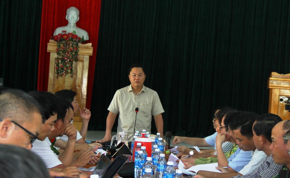 Ông Lê Trí Thanh - Phó Chủ tịch tỉnh Quảng Nam yêu cầu nhanh chóng khởi tố vụ phá rừng Tiên Lãnh để răn đe. Ảnh: LP