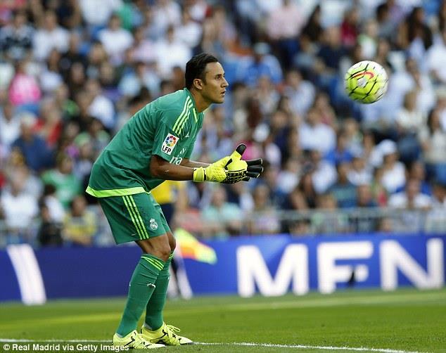 Keylor Navas đang là “người gác đền” số 1 ở Real Madrid. Ảnh: Getty Images.