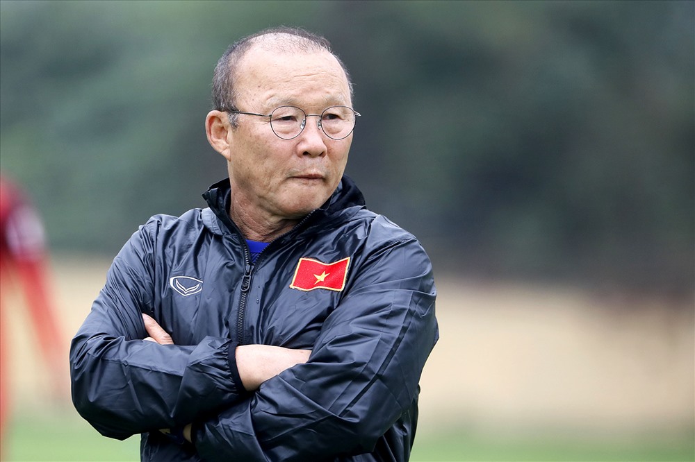 HLV Park Hang-seo đang hướng đến những mục tiêu lớn cùng bóng đá Việt Nam. Ảnh: H.A