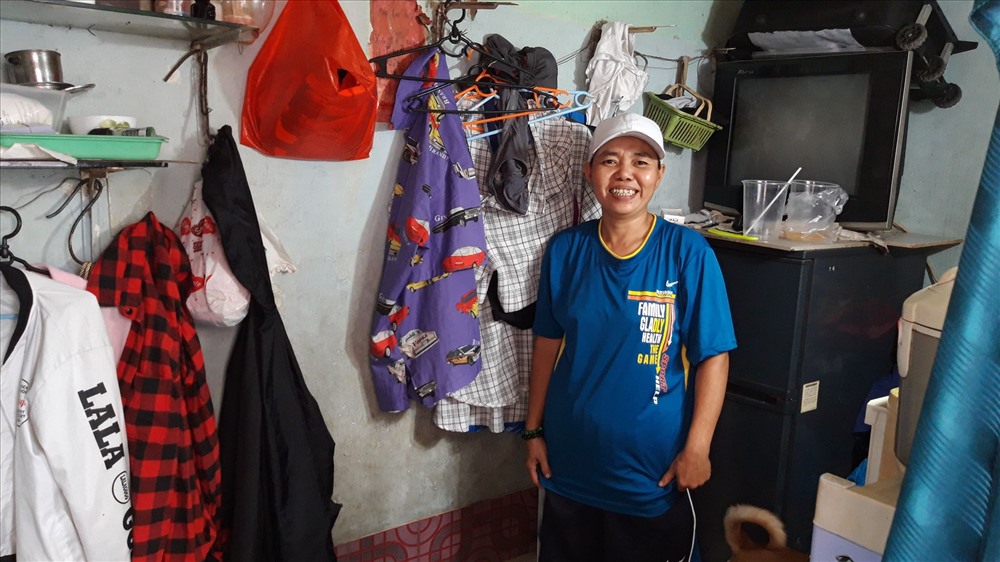Chị Nguyễn Thị Dung sinh sống tại ngôi nhà này đã được 40 năm. Ảnh TK.