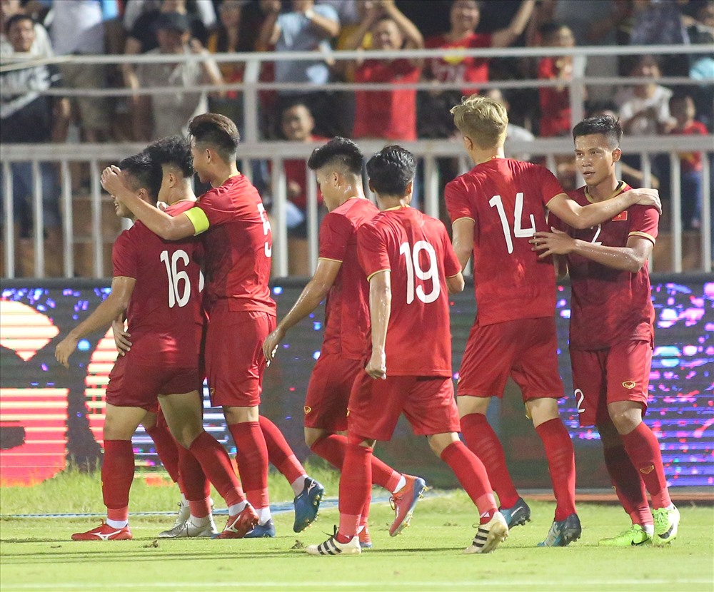 U22 Việt Nam tiếp tục duy trì mạch bất bại sau trận hòa 1-1 trước U23 UAE. Ảnh: Đ.V