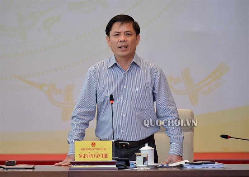 Bộ trưởng GTVT Nguyễn Văn Thể cho rằng nếu giao ACV làm các hạng mục của sân bay Long Thành sẽ đảm bảo an toàn tốt hơn. Ảnh: Quochoi.vn.