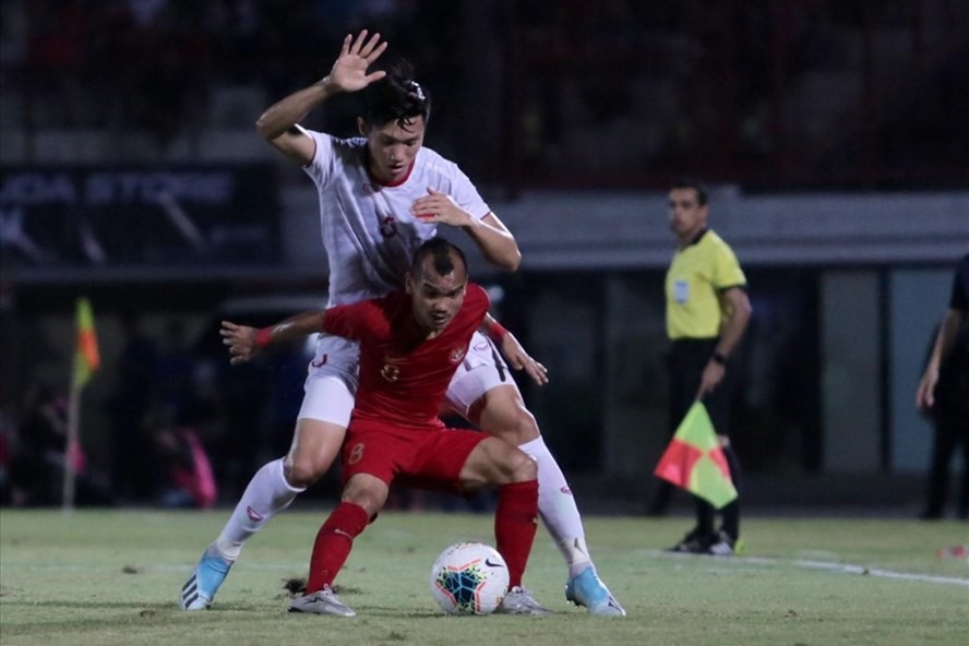 Đoàn Văn Hậu hoàn thành nhiệm vụ cả 2 trận đấu vòng loại World Cup 2022.  Ảnh: Minh Tùng