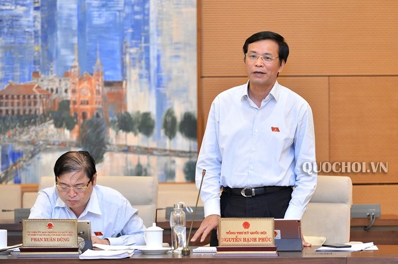 Tổng Thư ký Quốc hội Nguyễn Hạnh Phúc. Ảnh Quochoi.vn