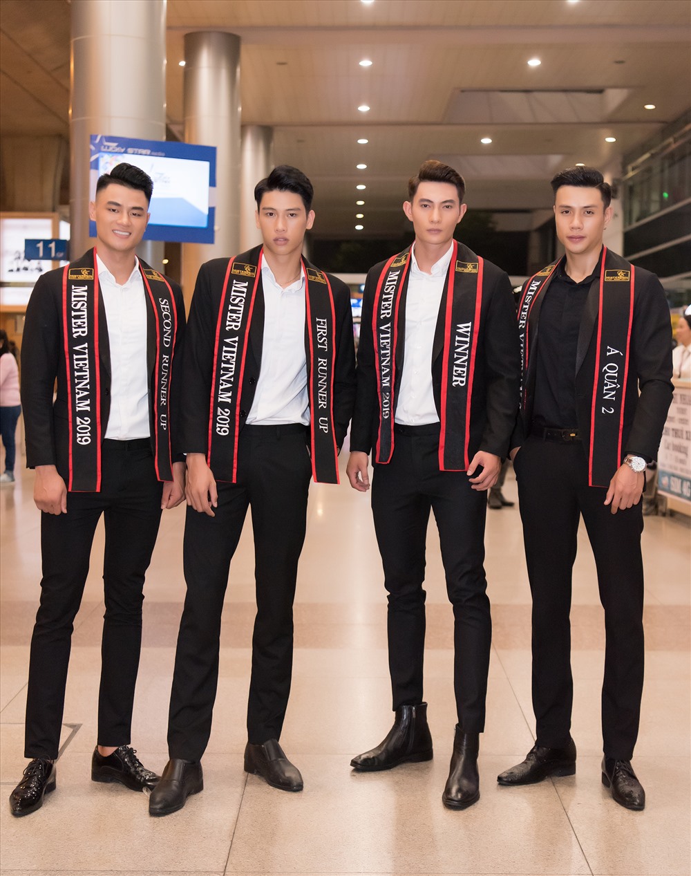 Top 4 Mister Việt Nam 2019. Ảnh: Huy Trần