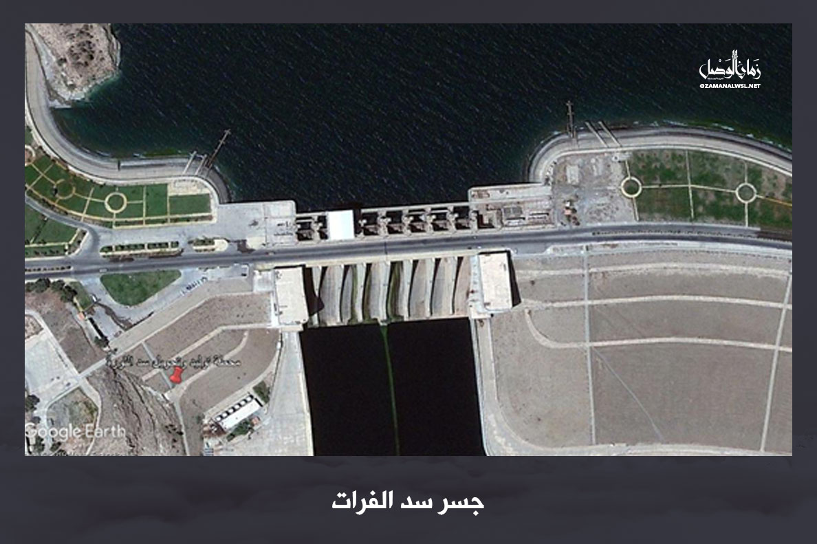 Cầu đập Euphrates vẫn có thể sử dụng được, nằm dưới sự kiểm soát bởi các đơn vị người Kurd.