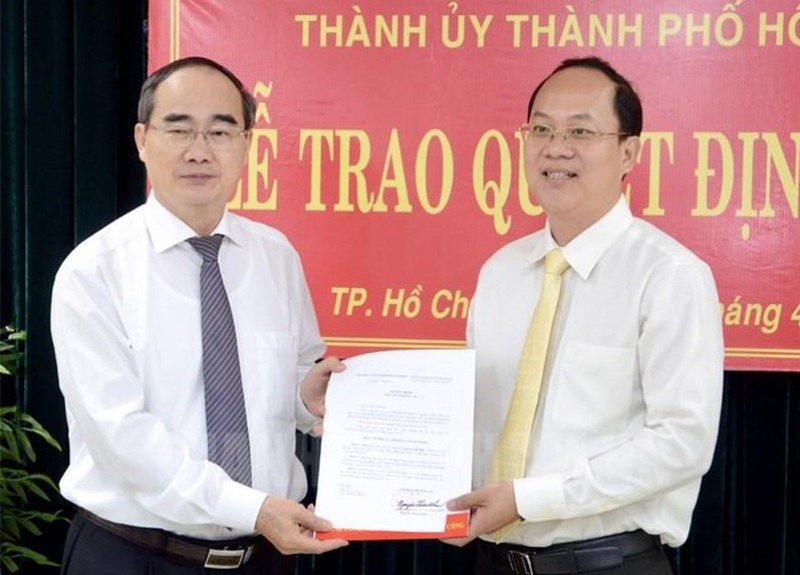 Ông Nguyễn Hồ Hải nhận chức Trưởng Ban Tổ chức Thành ủy ngày 11.4.2019