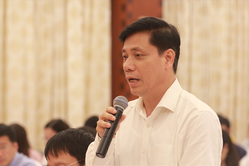 Thứ trưởng Nguyễn Ngọc Đông trả lời tại họp báo Chính phủ thường kỳ tháng 9. Ảnh: TV