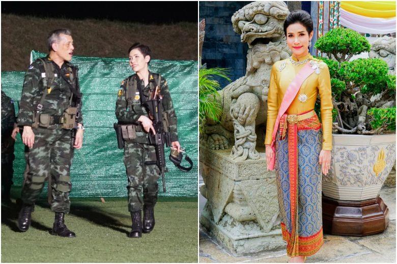 Một số hình ảnh hoàng quý phi Thái Lan từng được đăng trên website hoàng gia. Ảnh: ST, Khaosod.