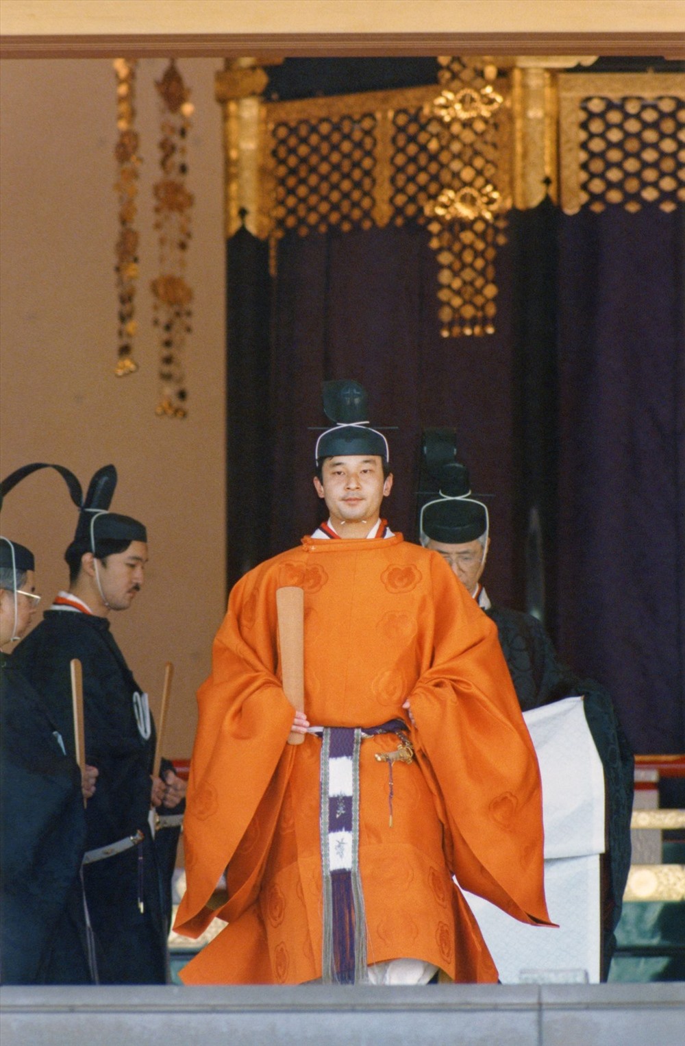 Thái tử Naruhito ngày 12.11.1990. Ảnh: Jiji.