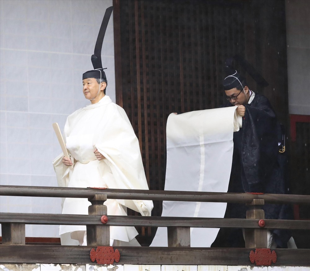 Nhật hoàng Naruhito bắt đầu buổi lễ đăng quang sáng ngày 22.10