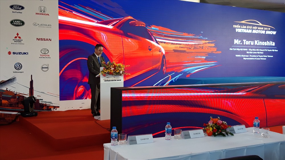 Ông Toru Kinoshita – Chủ tịch Hiệp hội các nhà sản xuất ô tô Việt Nam. Ảnh TK.
