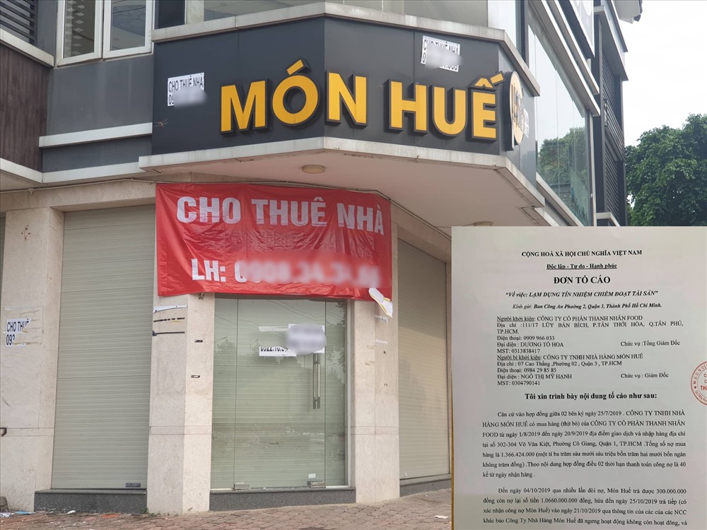 Món Huế đã đóng cửa hàng loạt chi nhánh ở Hà Nội và TP. Hồ Chí Minh