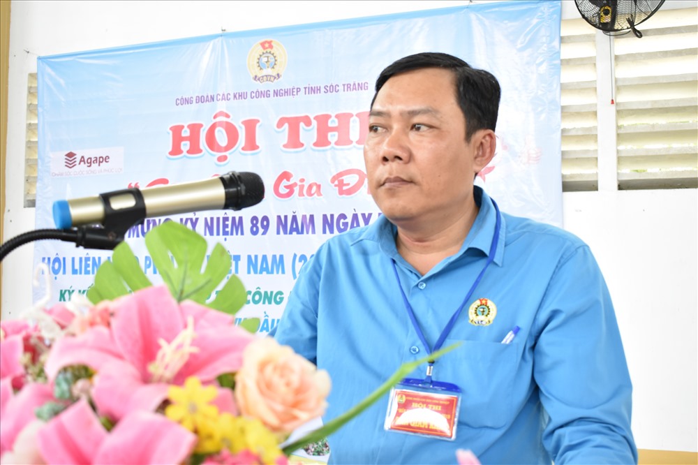 Ông Phan Tấn Phong  - Phó Chủ tịch Công đoàn các KCN tỉnh Sóc Trăng