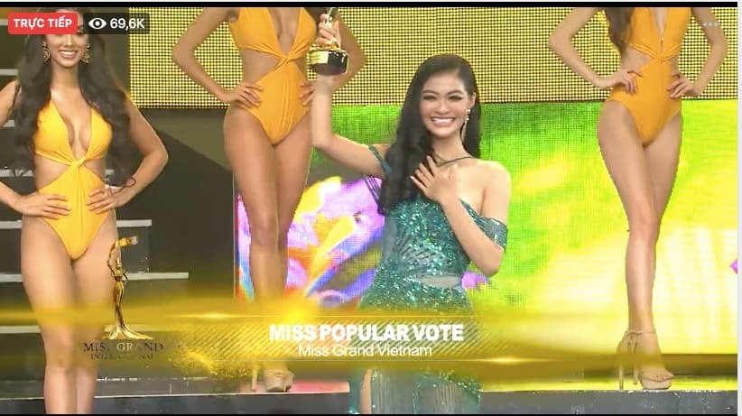 Á hậu Kiều Loan tự tin tại Miss Grand International 2019. Ảnh: CMH.