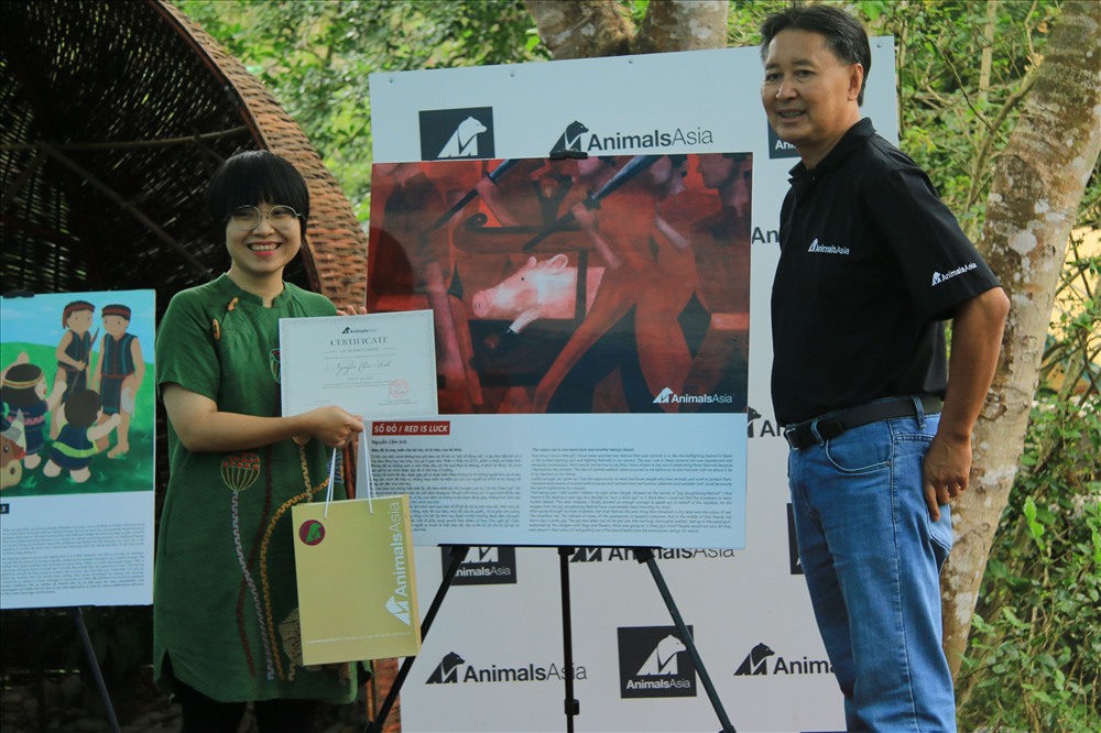 Nguyễn Cẩm Anh - tác giả đạt giải nhất của cuộc thi.