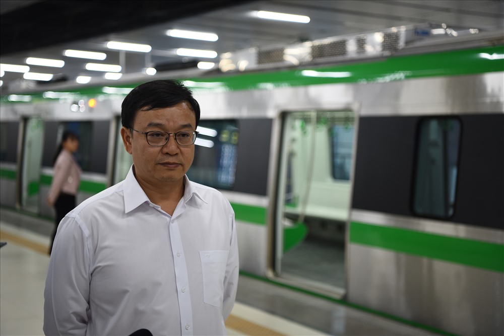 Ông Đường Hồng, Giám đốc dự án Đường sắt Cát Linh - Hà Đông. Ảnh: Sơn Tùng