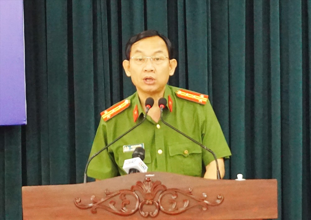 Đại tá Đinh Thanh Nhàn - Phó giám đốc Công an TP.Hồ Chí Minh.  Ảnh: M.Q