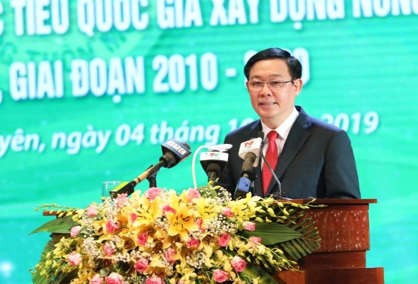 Phó Thủ tướng Vương Đình Huệ, Trưởng Ban Chỉ đạo các chương trình mục tiêu quốc gia phát biểu tại hội nghị. Ảnh: VGP/Thành Chung