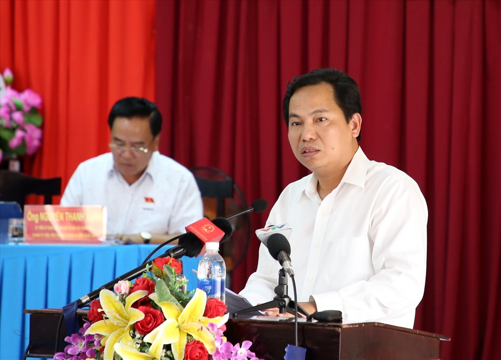 Ông Lê Quang Mạnh – Chủ tịch UBND TP.Cần Thơ trả lời cử tri về việc bị Cty 8 cầm sổ đỏ cho ngân hàng