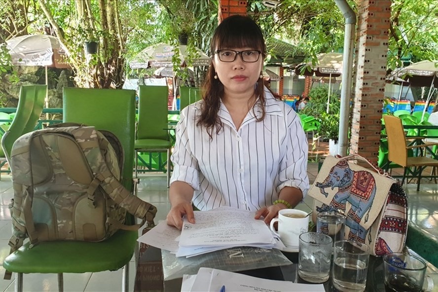 Nhà khách Tỉnh ủy Đắk Lắk đuổi việc bà Lê Thị Thu Nhung trái pháp luật. Ảnh: HL