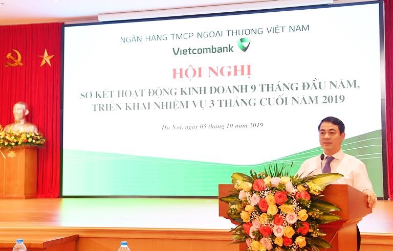 Chủ tịch HĐQT Vietcombank Nghiêm Xuân Thành phát biểu chỉ đạo Hội nghị