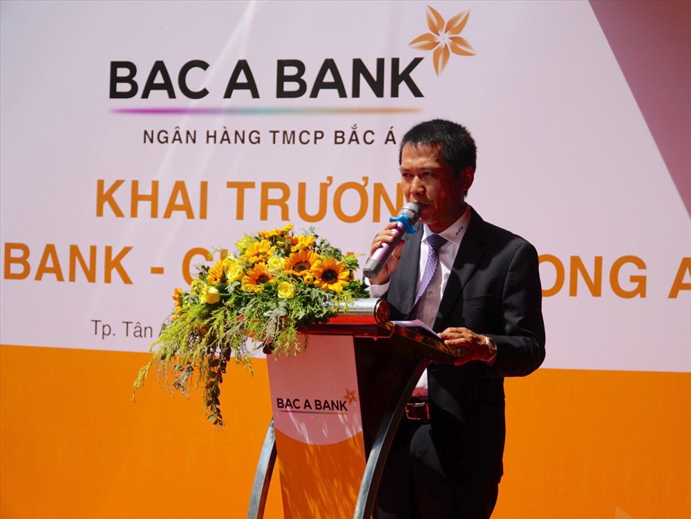 Ông Đặng Trung Dũng, Phó Tổng Giám đốc thường trực BAC A BANK BAC A BANK phát biểu khai mạc