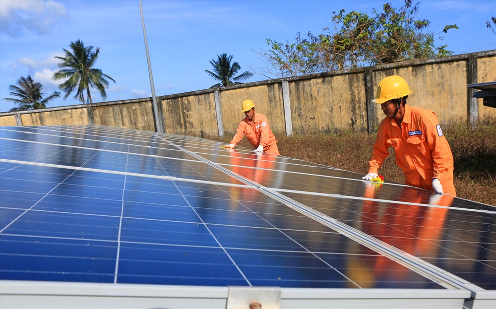 Điện mặt trời tại huyện Côn Đảo