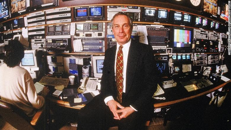 Michael Bloomberg, người sáng lập và CEO của Bloomberg LP, trong bức ảnh ngày 15.3.1997 tại văn phòng công ty ở thành phố New York. Ảnh: Getty Images
