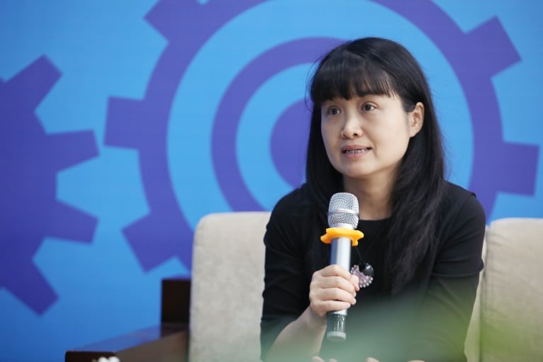 Bà Trương Thị Chí Bình, Phó Chủ tịch kiêm Tổng thư ký Hiệp hội Công nghiệp hỗ trợ Việt Nam (VASI). Ảnh: Tô Thế