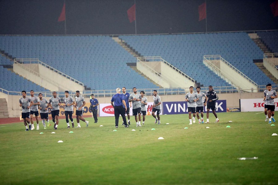 UAE là đội được bố trí lịch tập trước giờ đội tuyển Việt Nam