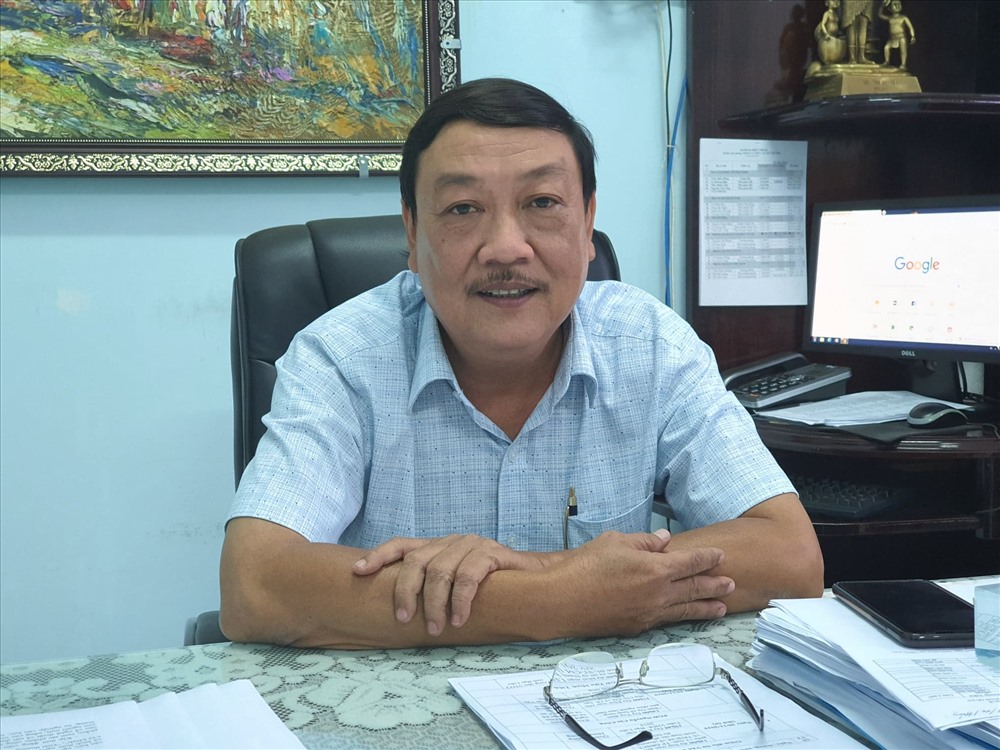 Ông Trần Hiếu Hùng, Giám đốc Sở VHTTDL Cà Mau trao đổi với LĐO (ảnh Nhật Hồ)